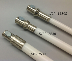 7530 3/4" x 3' Slick Rod w/Large single ButtonLok